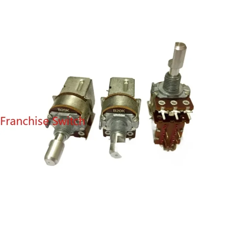 10PCS RV16-20 Push-pull Potentiometer B20K With Switch 15MM Electronic Organ Special