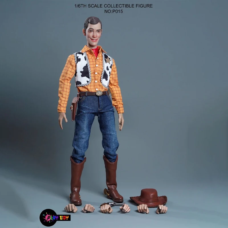 Play Toy P015 1/6 Disney Toy Store P015 1/6 Happy Cowboy Woody Can Move My Doll Woody Ornaments Toys Spot Toy Story Series