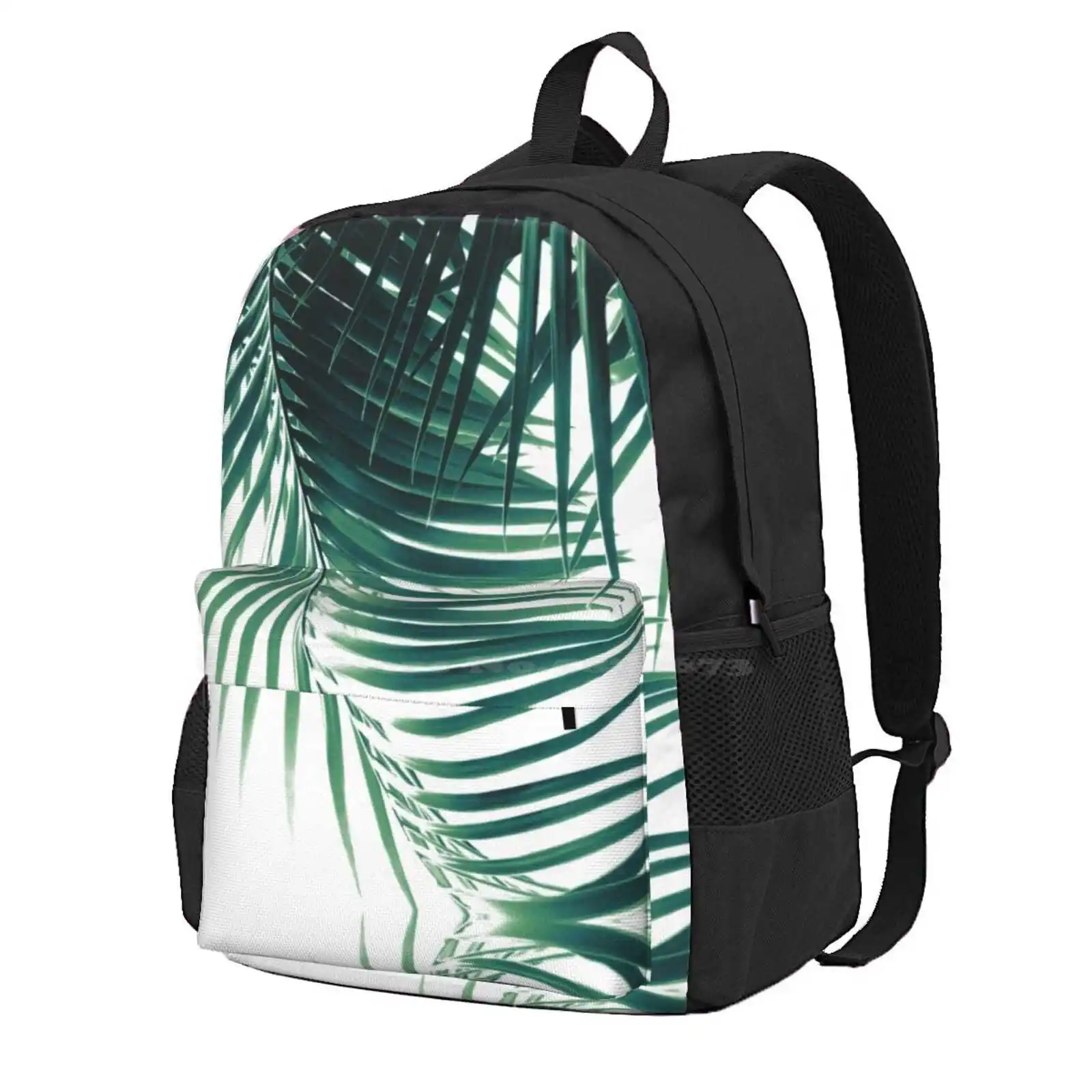 

Palm Leaves Green Vibes #4 #Tropical #Decor #Art Hot Sale Schoolbag Backpack Fashion Bags Color Digital Manipulation Foliage