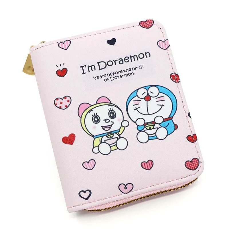 Cute Japanese Anime Cartoon Wallet for Students, Children, Multi functional, Lightweight Zipper, Zero Wallet, Wallet Clip, Women