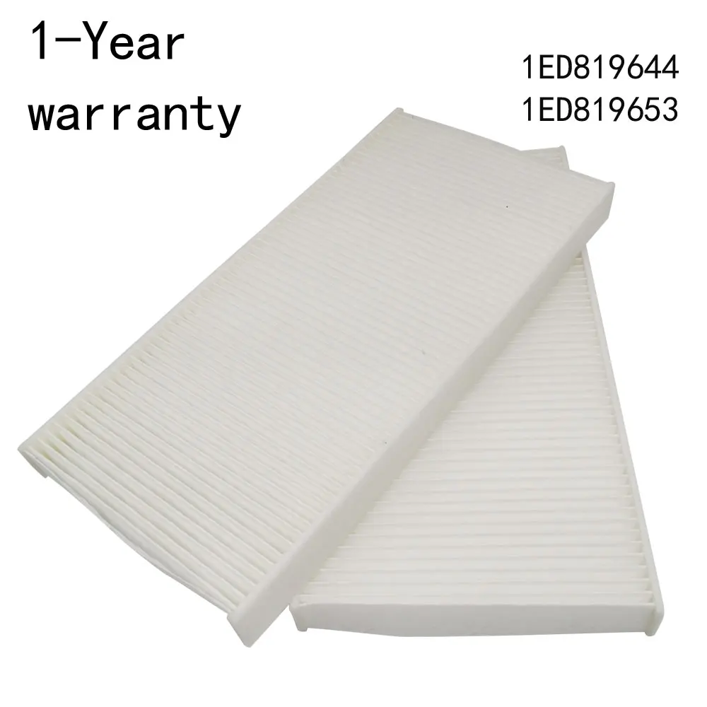 2 قطعة فلتر تكييف الهواء 1ED819644 1ED819653 لشركة فولكس فاجن ID.3 ID.4 ID.6 أودي Q4 Q5 #1