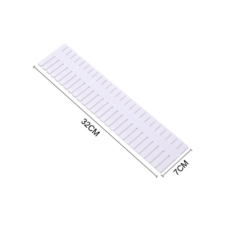 4 قطعة قابل للتعديل مقسم أدراج التقسيم درج المنظم تركيبة مجانية لوح تقسيم توفير المساحة قسم أدوات التخزين #6