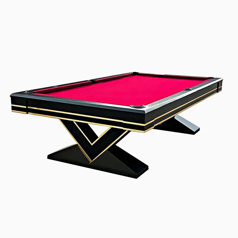 Modern nine-ball standard household Chinese-style adult V black eight-table table table