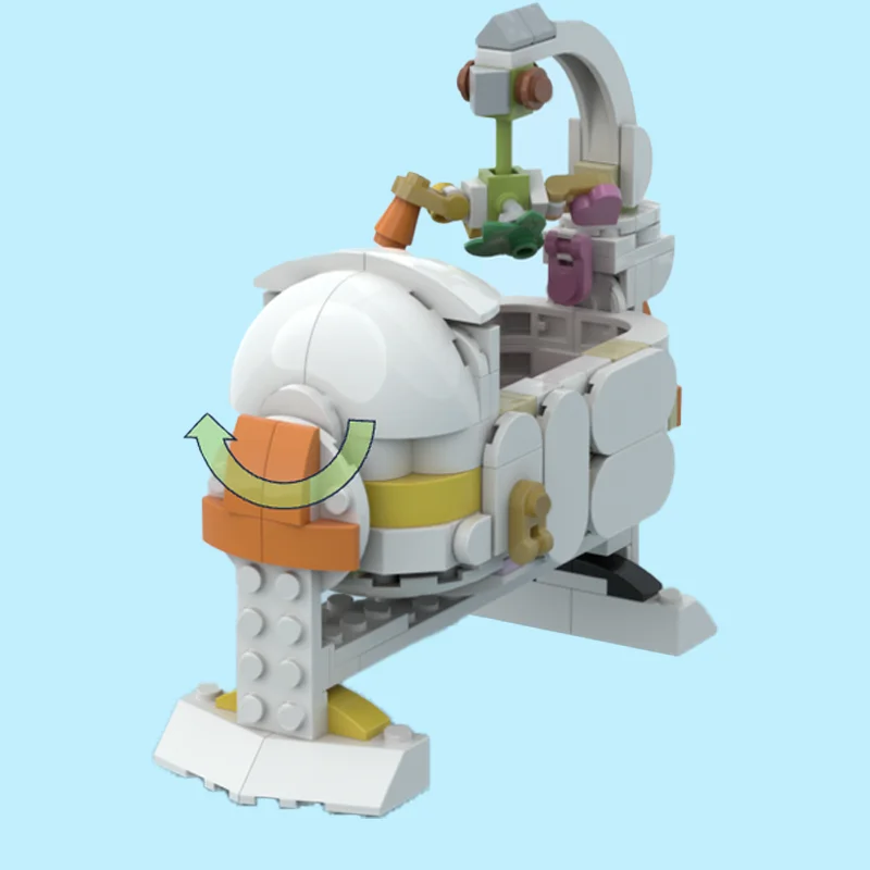 245 قطعة MOC الأثاث الإبداعي وحدات سوينغ سرير وكرسي نموذج العمارة بنة لتقوم بها بنفسك تجميع الأطفال لعبة الطوب هدية