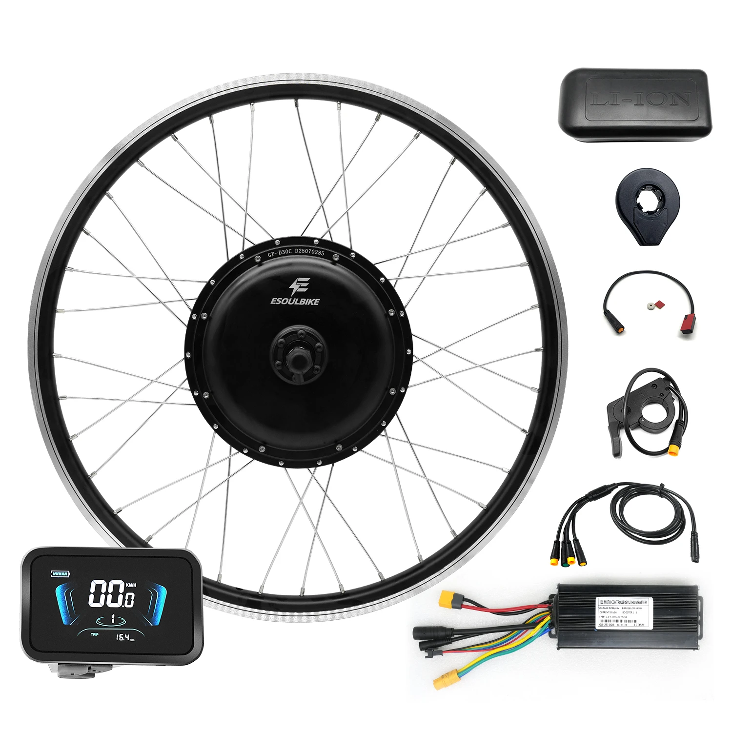 AliExpress ESOULBIKE Conversion eBike Rear Cassette Wheel Hub Motor Drive Engine Kit 26-29 inch ebike kit 48V 1000W Electric Bike Kits