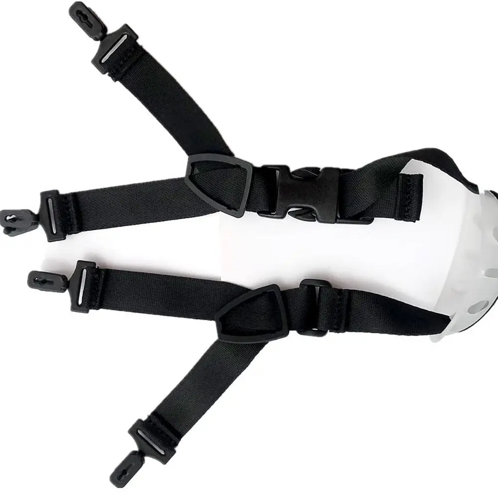 

New Nylon Y-shaped Helmet Chin Strap Removable Black Safety Helmet Buckle Adjustable Hat Chin Strap Helmet Accessories