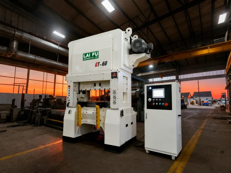 LAIFU High Productivity CNC Press Machine 22kW Motor 220V Mechanical Power Source PLC Controlled High-Speed Punching Bearing 1