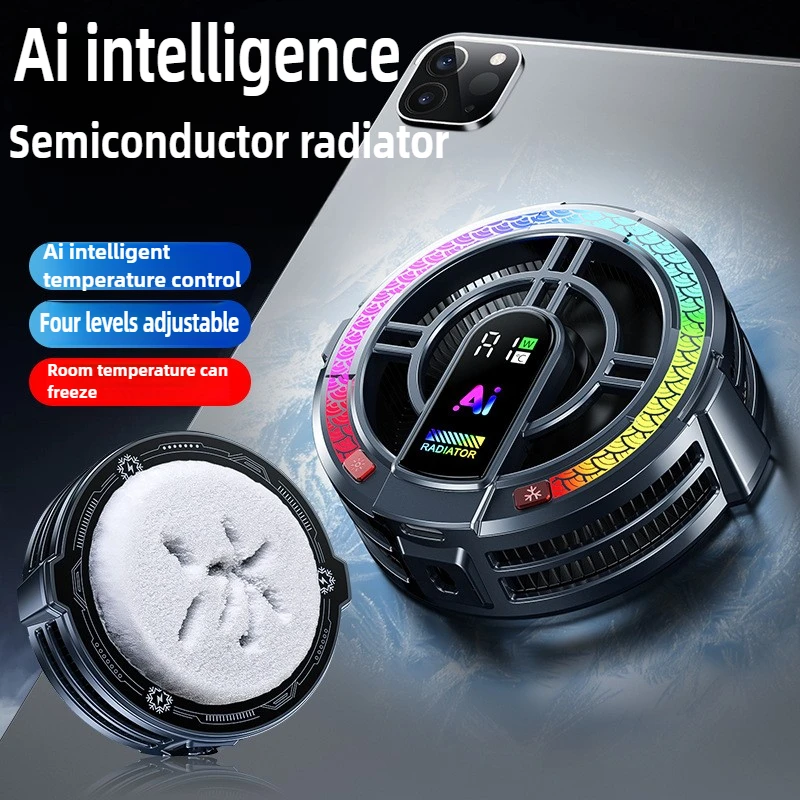 

New TH06 TH12AI Magnetic Semiconductor Cooler High Efficiency Tablet Phone Cooling for Live Streaming