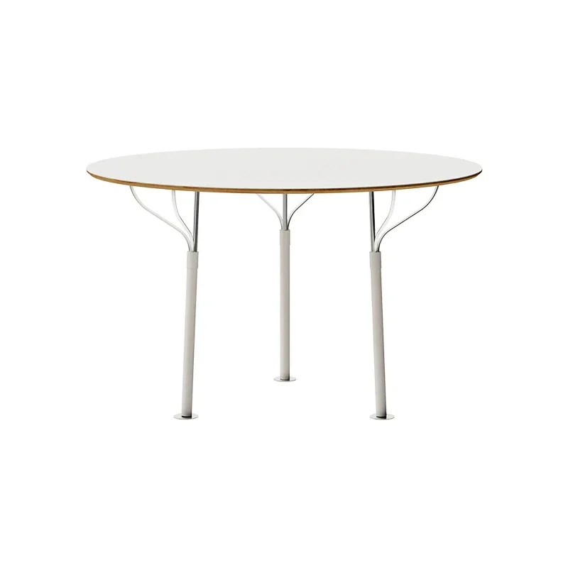 Yjq Branch round Table Home Small Apartment Restaurant Modern Simple Dining Table Chinese Ancient Style