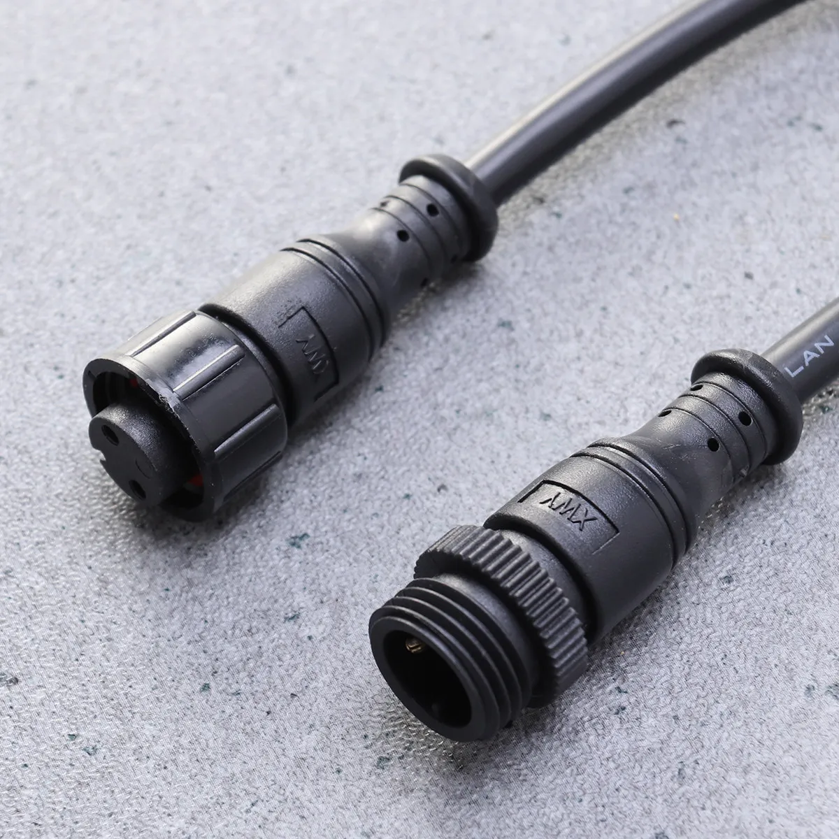 2Pcs M15 Waterproof Wire Connector for String Lights Solar Panel Cable Outdoor Decoration Garden Patio Illumination Heat