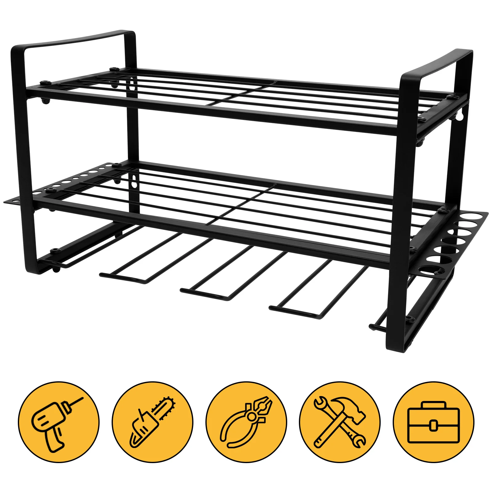 Tools Organizer Screwdriver Storage Rack Shelving Garage Toolbox Power Warehouse Wall Cordless Drill