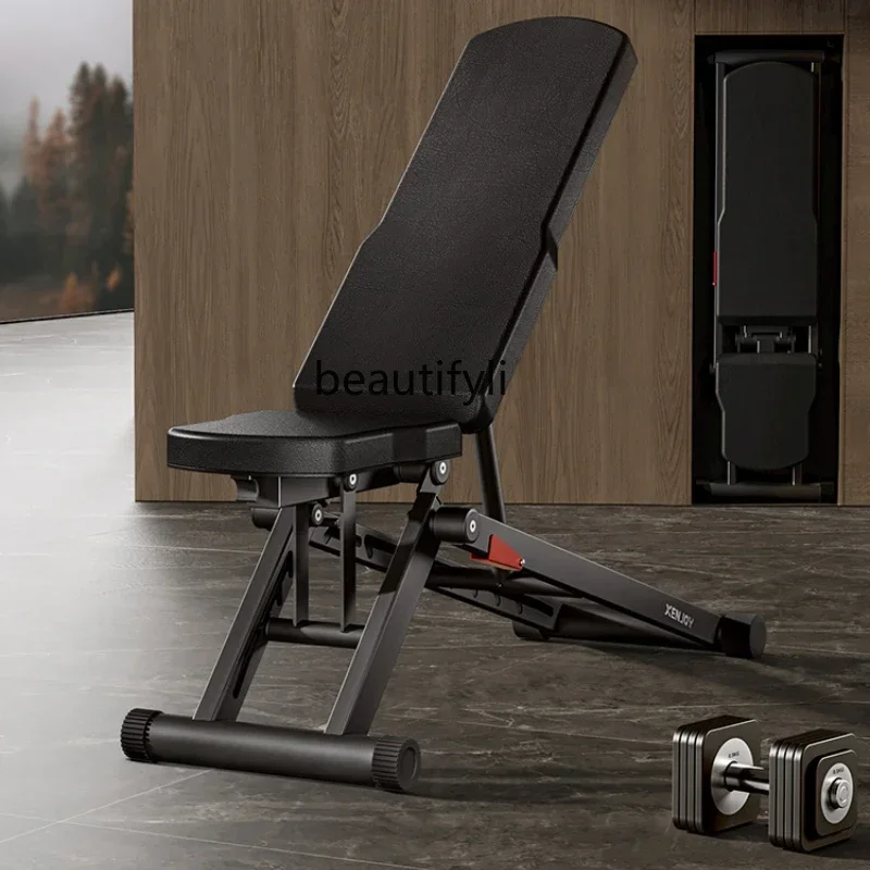 

New Fully folding multi-functional, sit-ups, abs board fitness, bench push chair, home fitness
