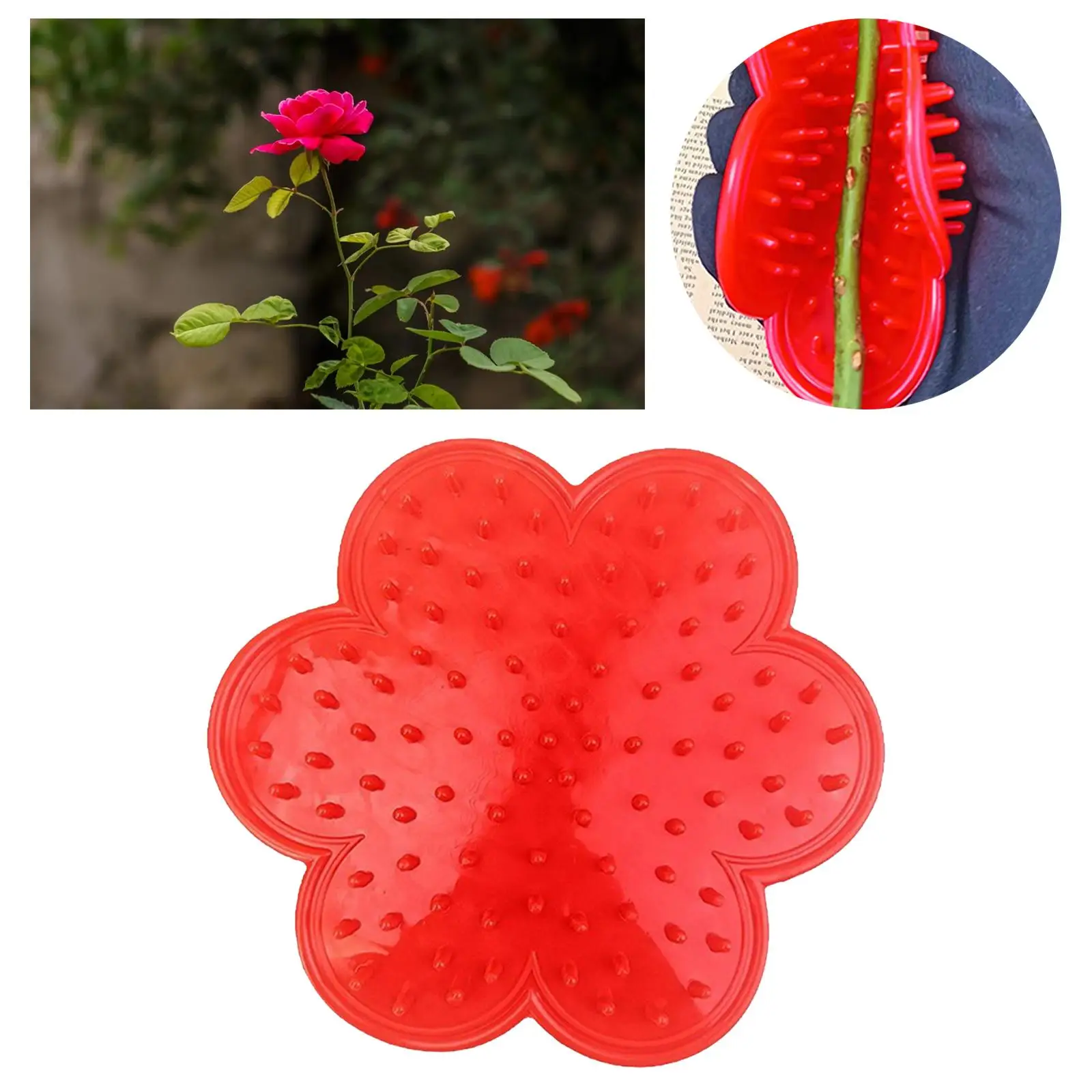 

Rose Thorn Remover Red Safe Thorn Remover Tool Rose Leaf Thorn Stripper for Garden Florist Flower Store Floral Arrangement Home