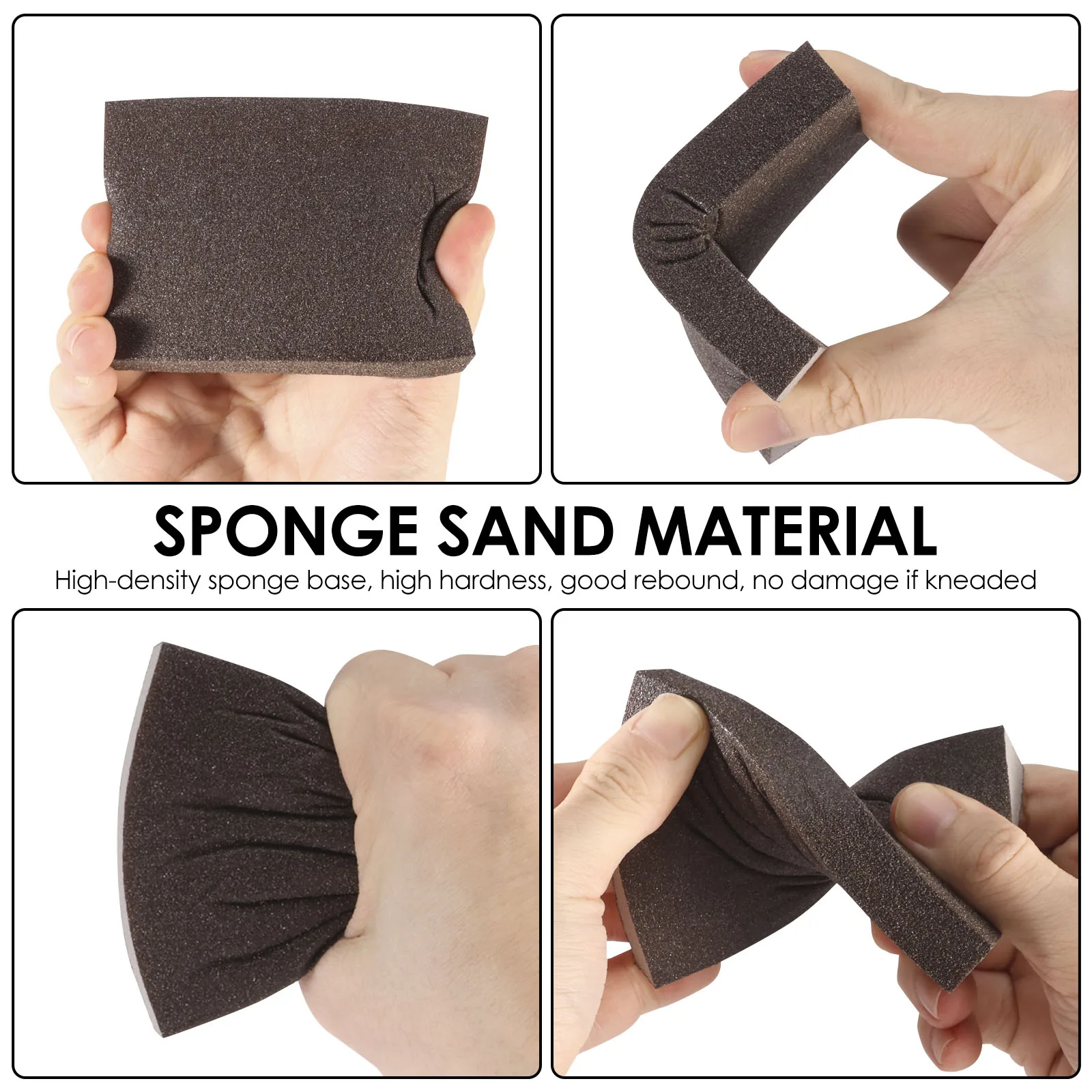23Pcs Sanding Sponge Assortment Set Multi Grit Reusable Rectangle Car Polishing Sanding Sponge Sandpaper Block Wet and Dry Use