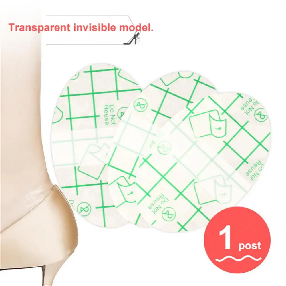 Pegatinas de tacón transparentes invisibles, protectores multifuncionales de tacón alto, antidesgaste, para mujer