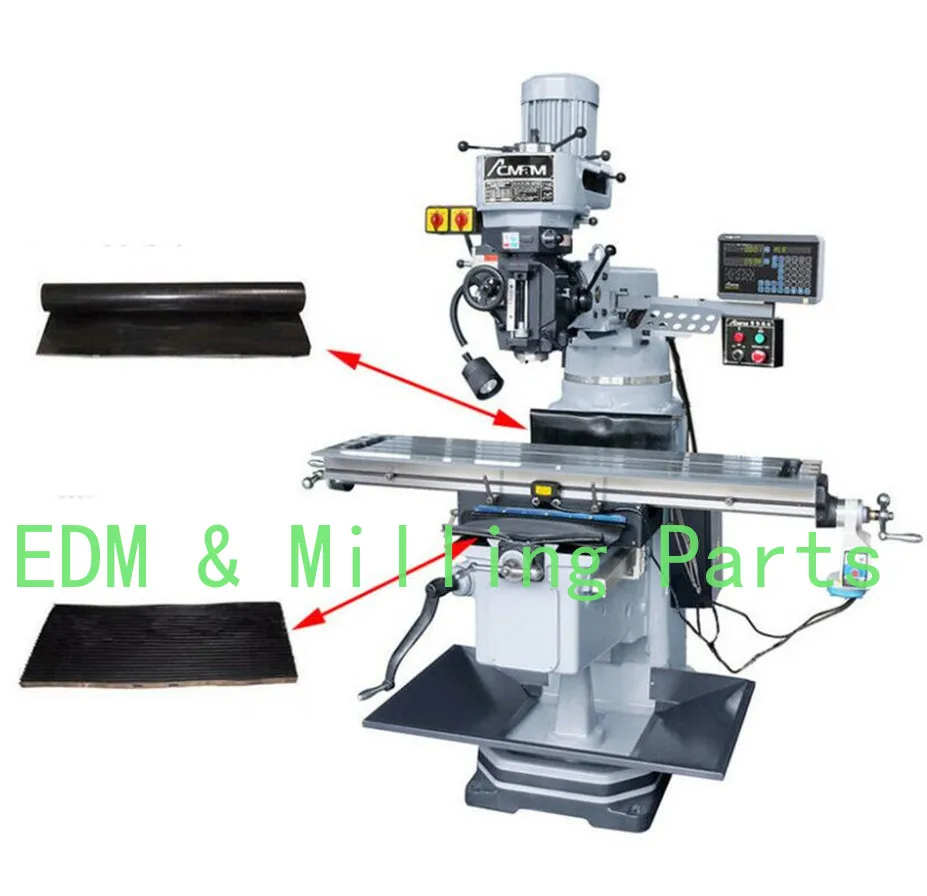 cnc milling machine parte tipo acordeao tampa de maneira retratil frente e verso bridgeport mill parte 1conjunto pcs 01