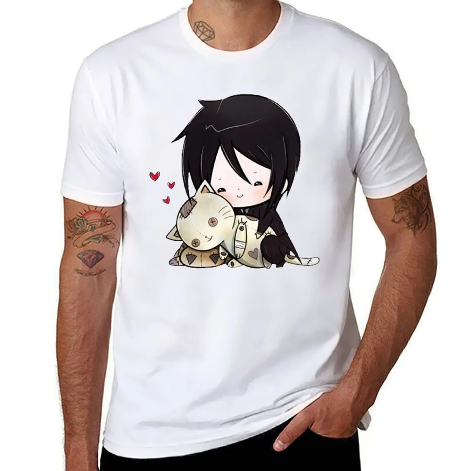 

fit slim t Sebastian man quality high Black - Butler shirts T-Shirt cotton t shirts for