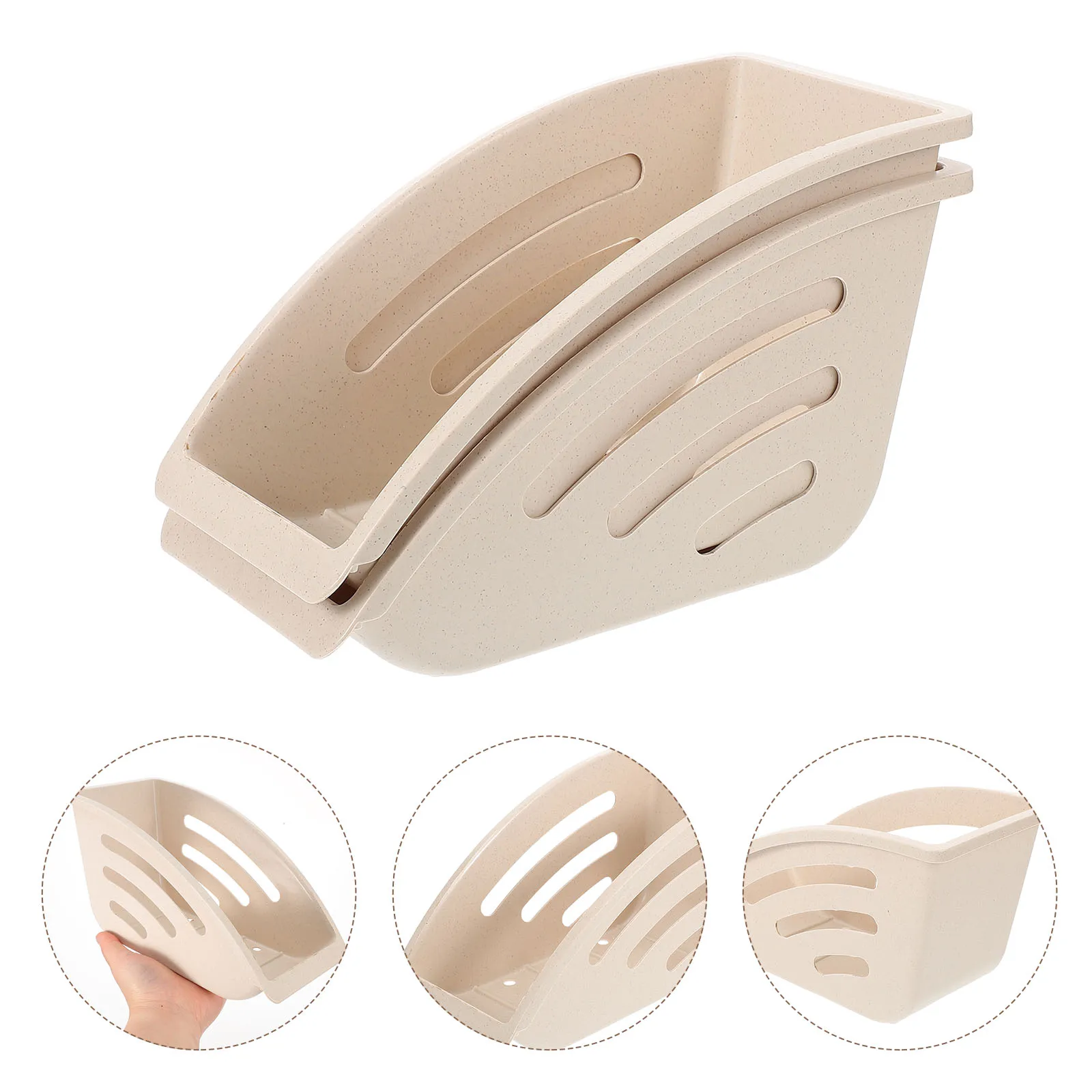 

2pcs Draining Rack Compact Kitchen Organizer Plate Holder Bowls Plates Utensils Bottle Drying Rack Large Capacity
