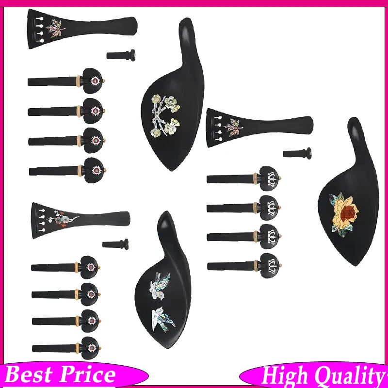 

Набор из 4 аксессуаров для скрипки 4/4-3/4: тремоло-механизм, шпилька для струн, опора для подбородка, подставка для подбородка