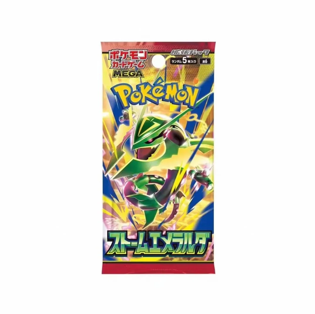 New Pokemon Trading Card Game Ptcg Japanese Version M6 Rayquaza Storm Emerald Sealed Booster Box Surprise Gift For Collectors view 5