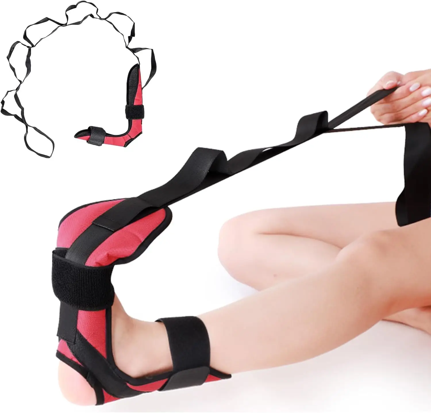 

1PC Yoga Leg Stretching Band Flexibility Stretching Band Rehabilitation Fitness Band Plantar Fasciitis Training Belt Foot Care