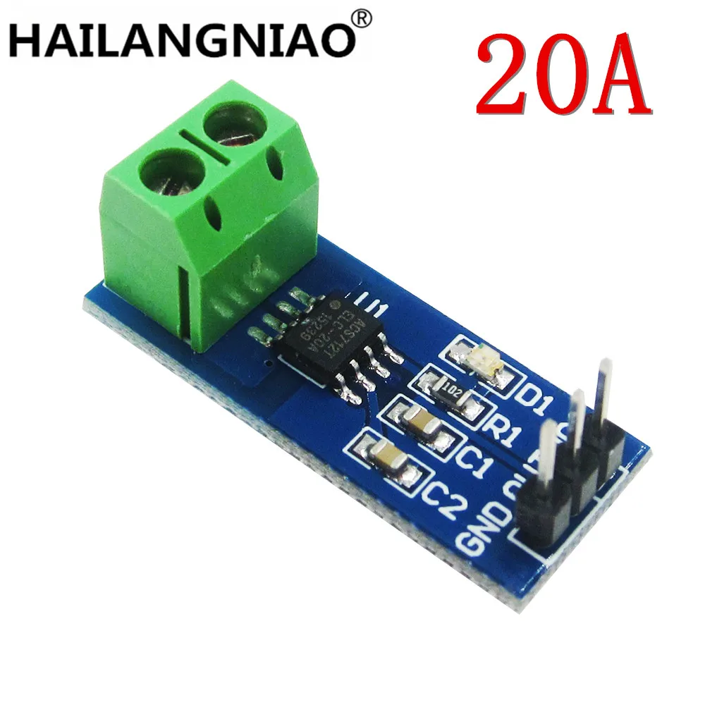 new 10PCS Hall Current Sensor Module ACS712 20A model