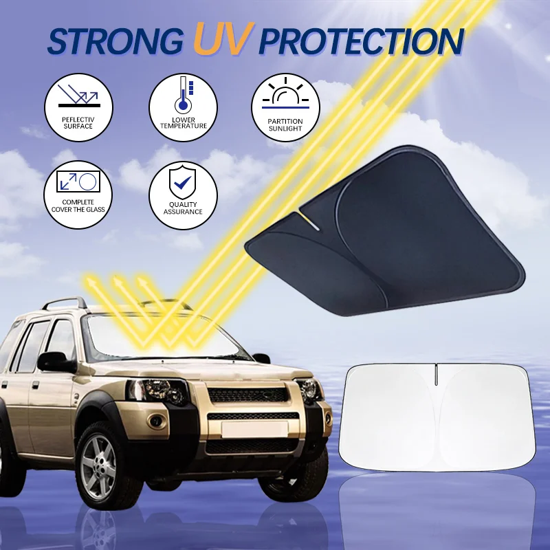 Parasol para coche, parasol para parabrisas delantero, aislamiento térmico, accesorios de verano para Land Rover Freelander 1 Freelander 2 4X4