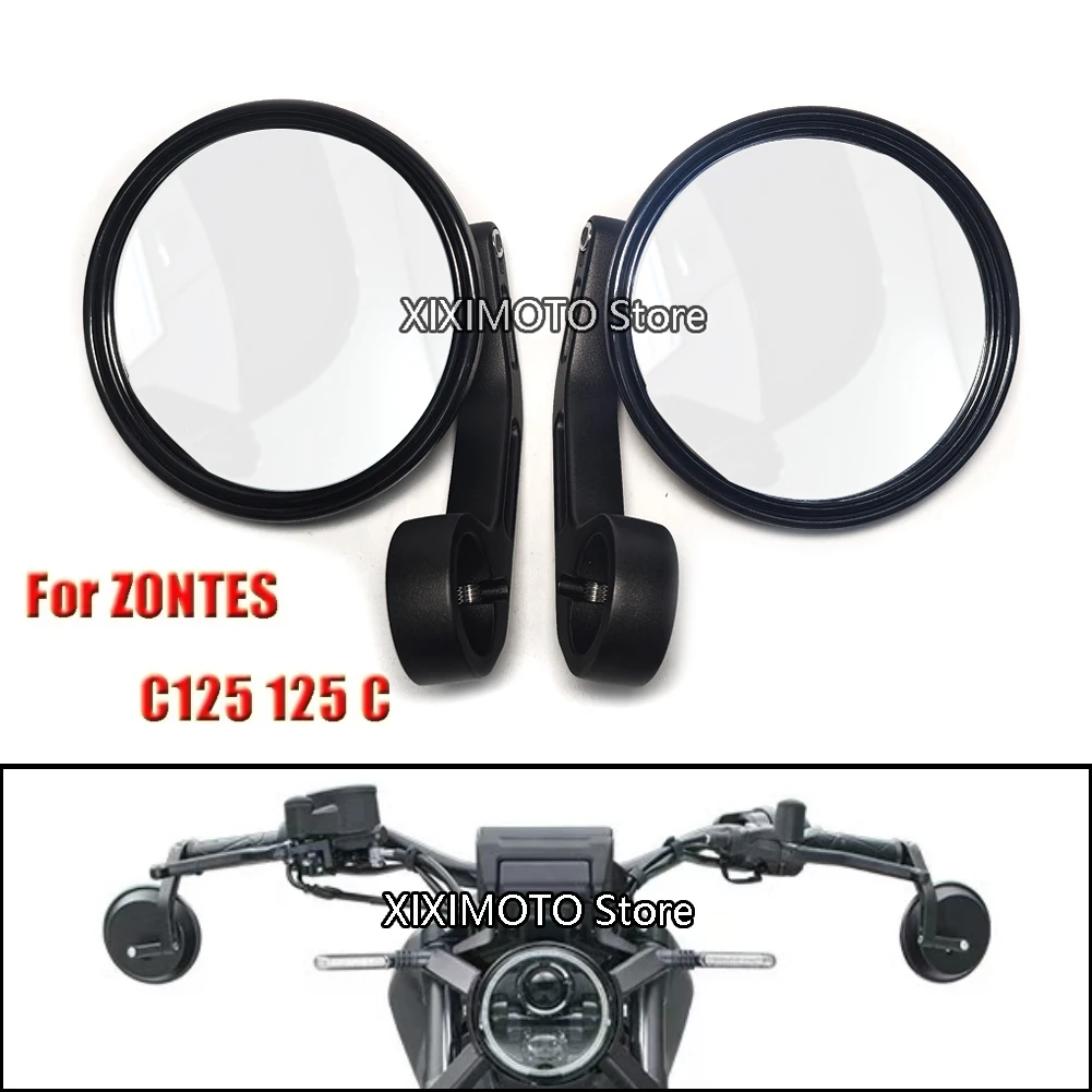 

Motorcycle For ZONTES ZONTES 125C C125 125 C Handlebar Rearview Mirror Angle Folding Reversing Handle Bar Ends Side Mirrors
