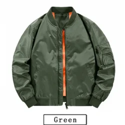 Men's Flight Jacket Air Force ma1 Bomber Jacket Fall/Winter Coat [plus cotton/thin]