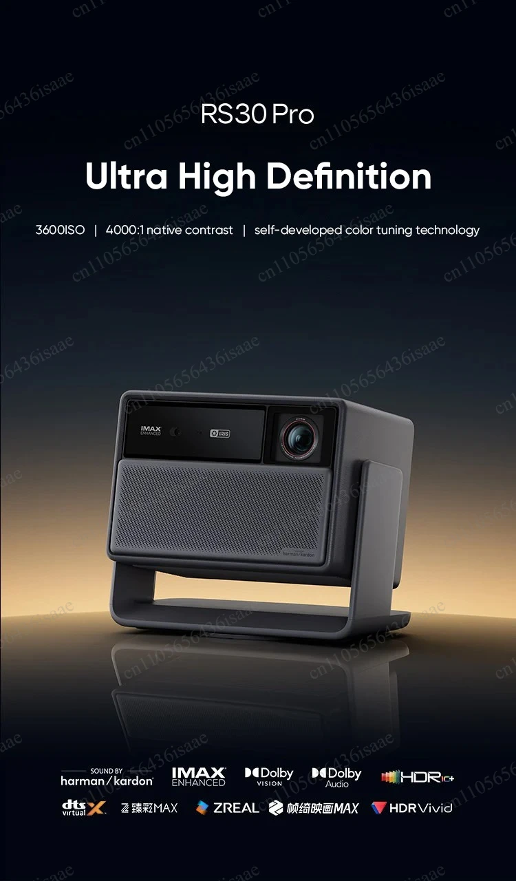 RS30 Pro 4K Laser Projector, 3600 ISO, 4000:1 Native Contrast, IMAX Enhanced Dolby Vision Certified view 2