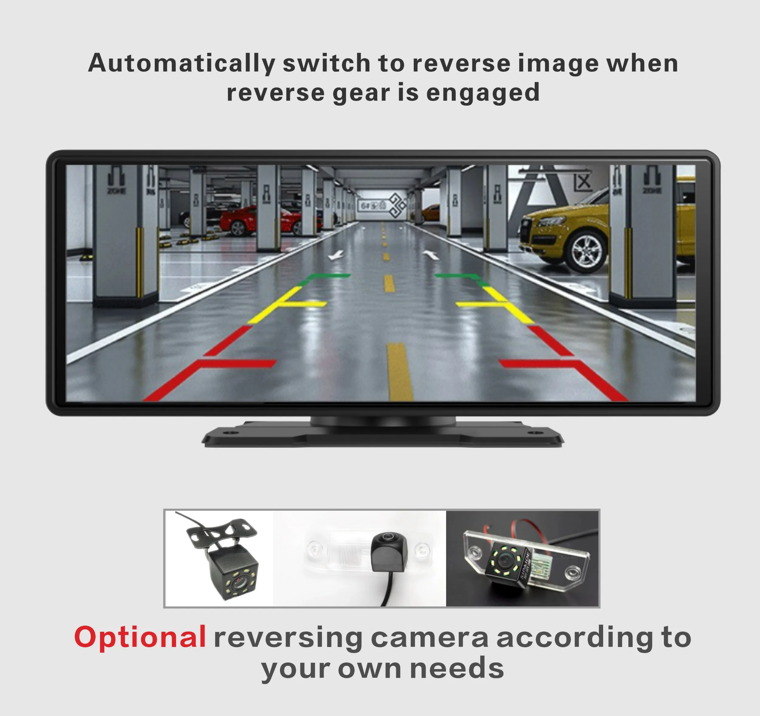 10.26 Polegada portátil sem fio android rádio automático carplay painel carro dvr player android auto sem fio carro jogar android auto