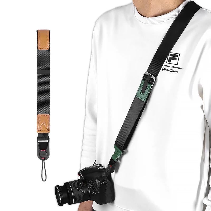 Multifunctional Camera Shoulder Strap Quick Release Belt For Canon EOS R5 R6 Nikon Z7 Z6 Sony A6400 A7M4 A7C Fuji XT4 Micro DSLR