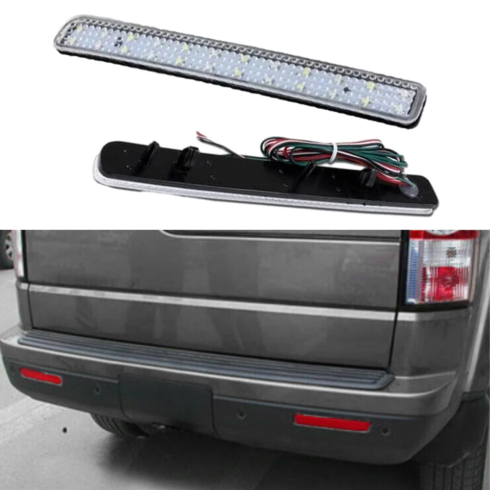 2pcs Clear Bumper Reflector LED Tail Brake Light Backup For Range Rover Sport LR3 LR4 2010 2011 2012 2013 XFF500030