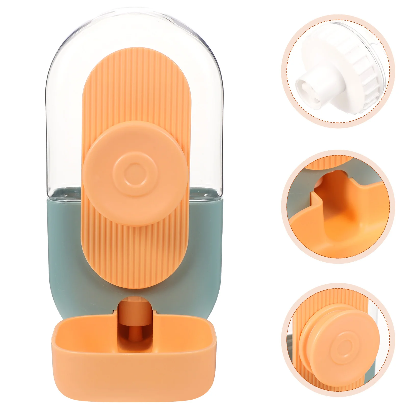 

Automatic Pet Feeder for Cage Easy Install No Leakage Convenient Dog Cat Rabbit Feeding Dispenser Wear-Resistant Durable Clean