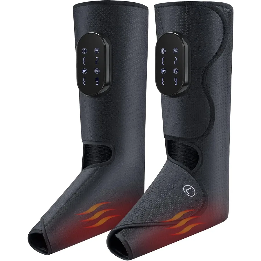 

Cordless Foot and Leg Massager with Heat Rechargeable Design for Enhanced Circulation and Effective Pain Relief After Exercise