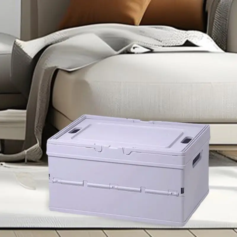

Stacking Storage Bins Stackable Foldable Storage Containers With Handle Portable Cube Storage Boxes With Lid Organizer Bins For