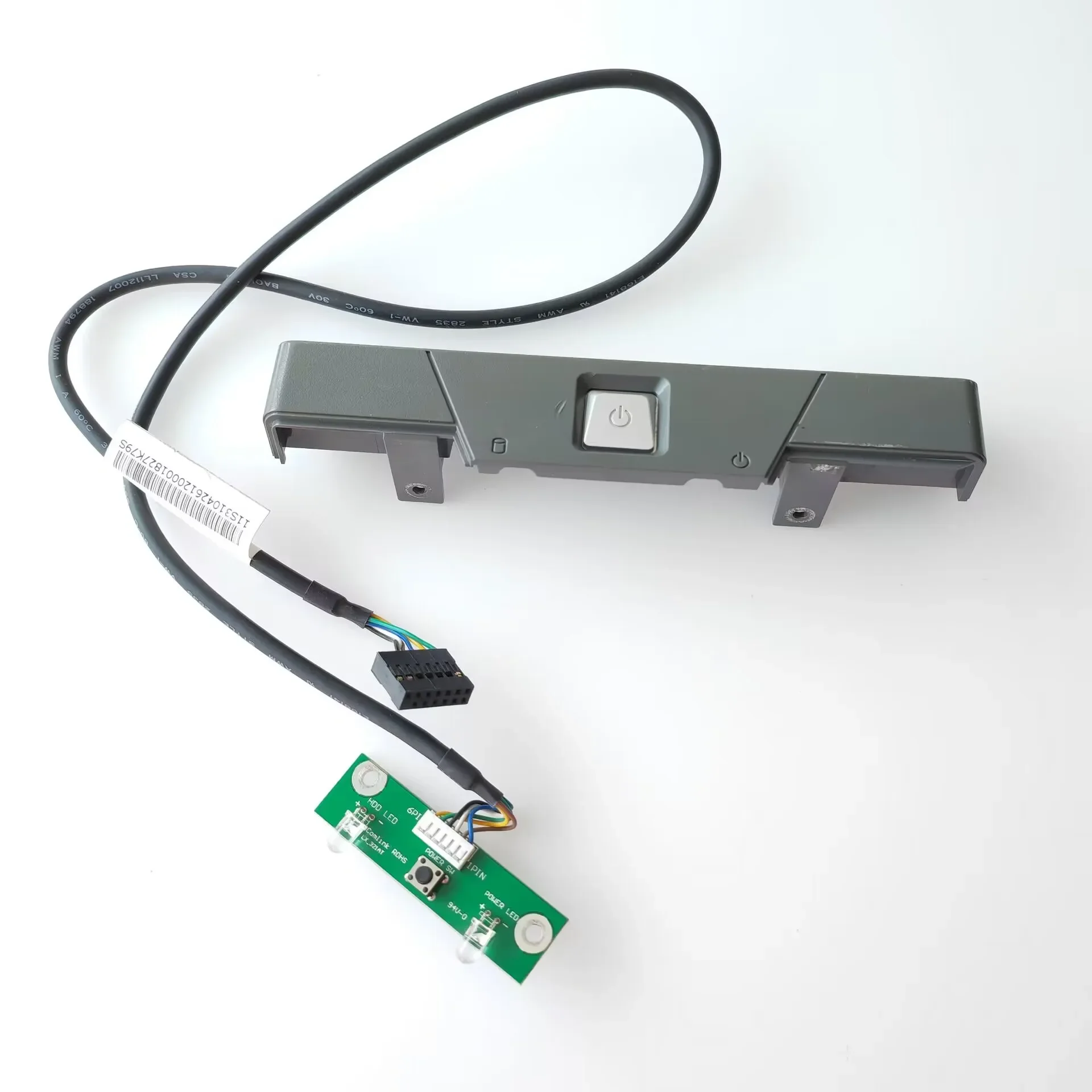 13p cabo do painel do interruptor do diodo emissor de luz do computador da alimentação hdd para lenovo m7150 m4300 m7130 m7160 m4330 m4350 caixa do anfitrião da placa principal 65cm