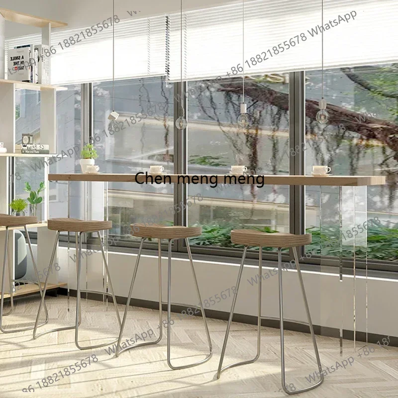 

E182 Counter Wine Bar Tables Bistro Side Outdoor Long Bar Tables Cocktail Reception Desk Industrial Furniture Muebles De Cocina