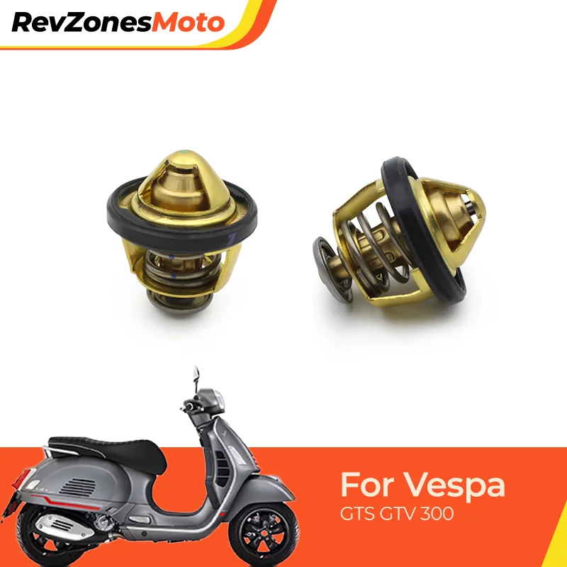 Thermostat Cover for Vespa GTS GTV 300 Motorcycle Metal OEM Replacement Thermostat Housing Cooling System