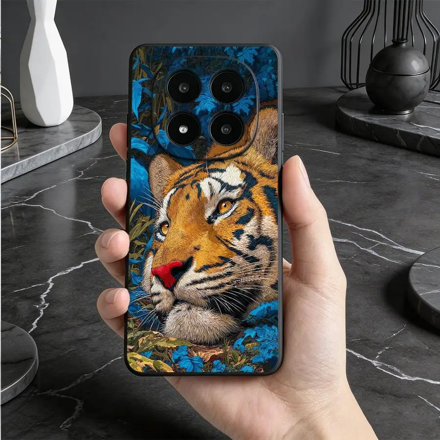 Чехол для телефона с изображением тигра в джунглях для Xiaomi Redmi Note 15 A4 A5 A3 A1 12C 13C 10 14 13 Pro Plus 14C 9 8 7 K80 12 11 A2 K40