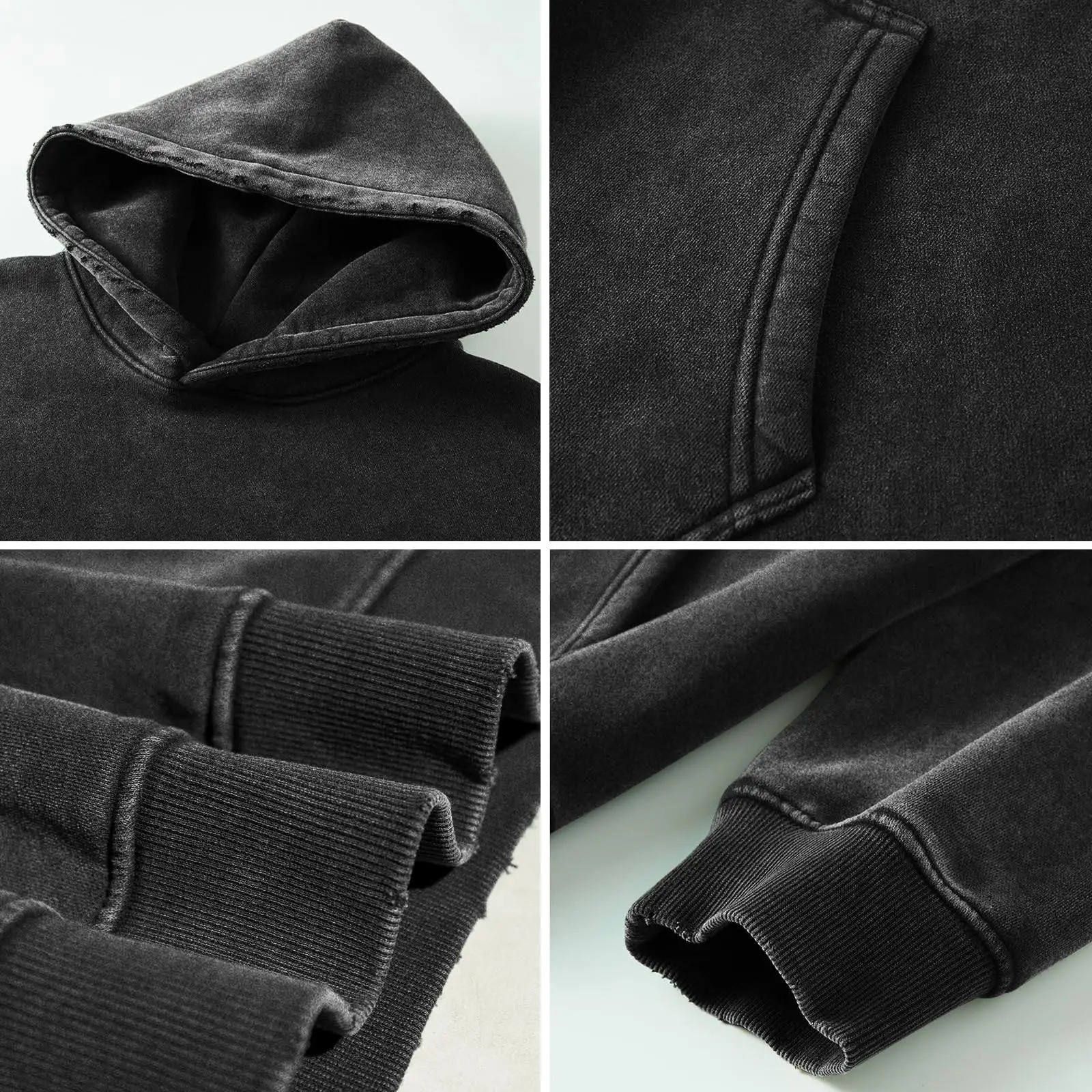 เสื้อฮู้ดดี้ผ้าฝ้ายลายดราก้อนบอลสำหรับผู้ชาย พิมพ์ลายฉากต่อสู้แบบไดนามิกของตัวละครอนิเมะ ด้านหลังพิมพ์ลายสไตล์เรโทรลำลอง แขนยาว