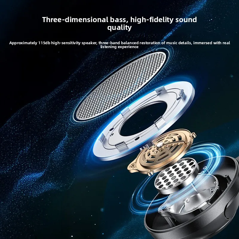 Słuchawki komputerowe Yesido EP09, słuchawki gamingowe nauszne, redukcja szumów ENC, słuchawki Bluetooth z ANC, bezprzewodowe