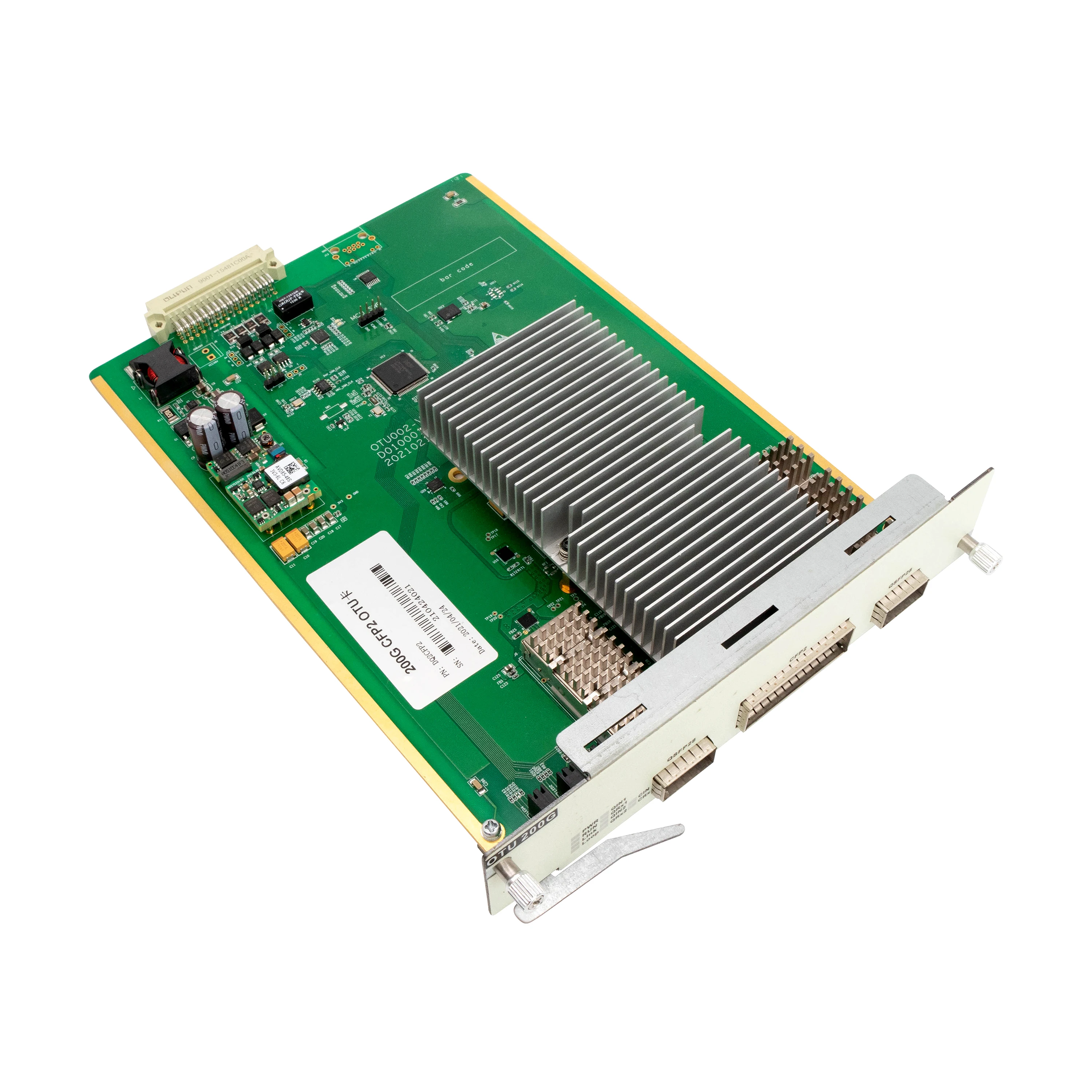 2026 فريد 1 * CFP2 2 * QSFP28 DWDM متماسكة 200G OTU المستجيب