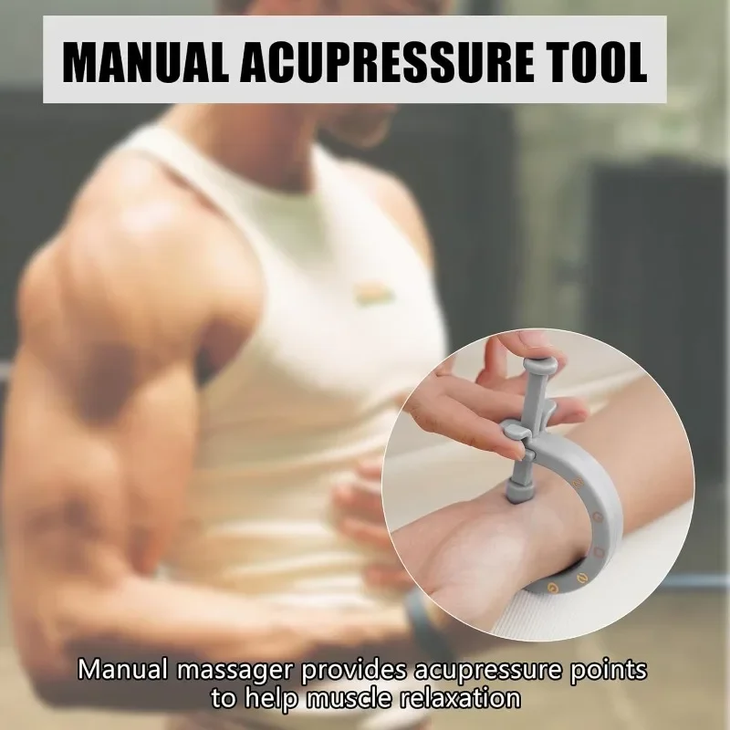 Adjustable Acupressure Massage Tool Finger Joint Hand Feet Massager Acupuncture Pressure Point Massager Relief Headache Tension