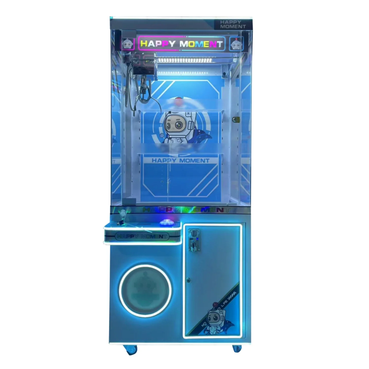 ZHIQU Wholesale Factory Price Coin Operated Gift Toy Claw Machine Crane Arcade Push Doll Game Machine