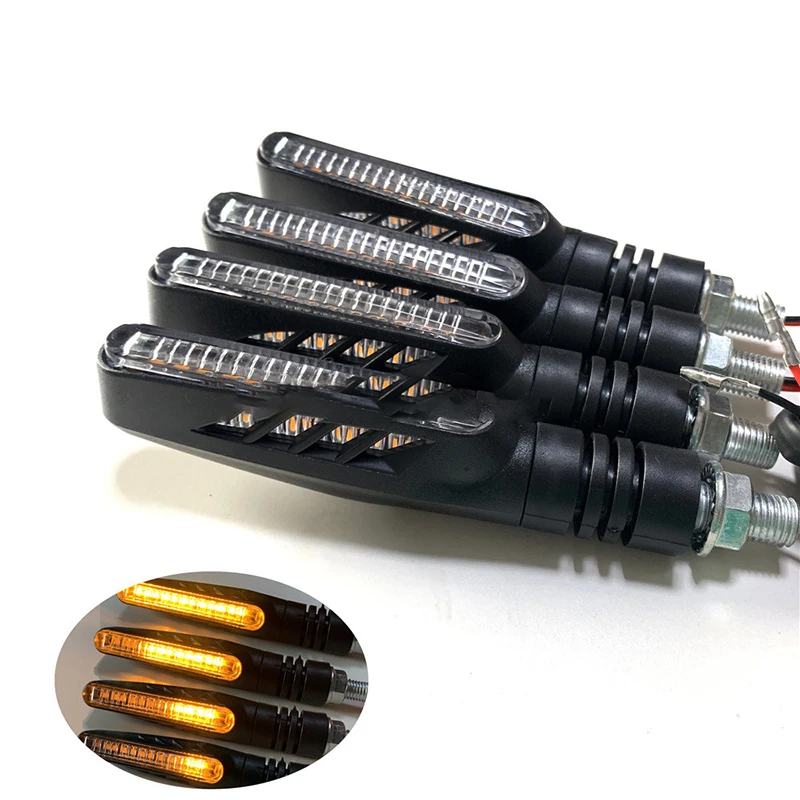 Water Flow Led Turn Signals Motorcycle Flasher Light Cover For Ducati Monster 937 R15 V3 Motocycle Stand Ktm 990 Xmax 250