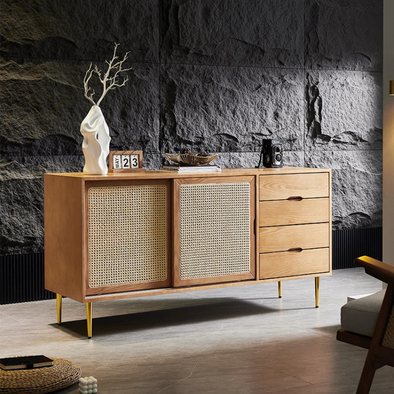 Furniture Luxury Sideboard Mid-century Sideboards  Buffet Prefab Home House Cuisine Buffetsideboardcabinet Chest of Drawers