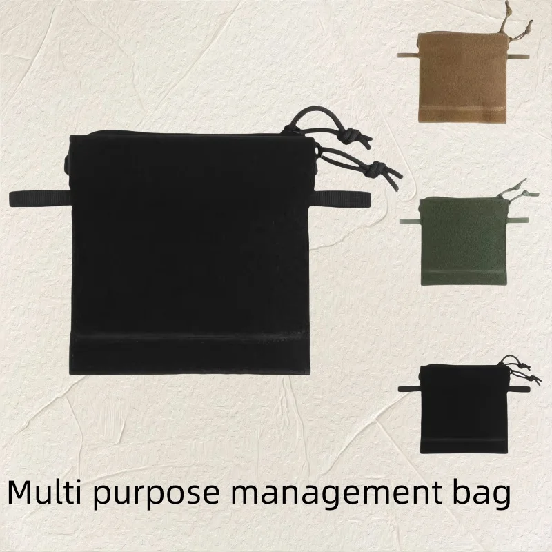 Rear chest suspension extension accessory storage bag buckle multi-purpose management bag G buckle panel suitable for camping