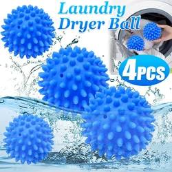 4/2/1pcs Reusable Dryer Balls Laundry Ball Household Washing Machine Fabric Softener Ball For Clothes Cleaning Drying Balls Tool