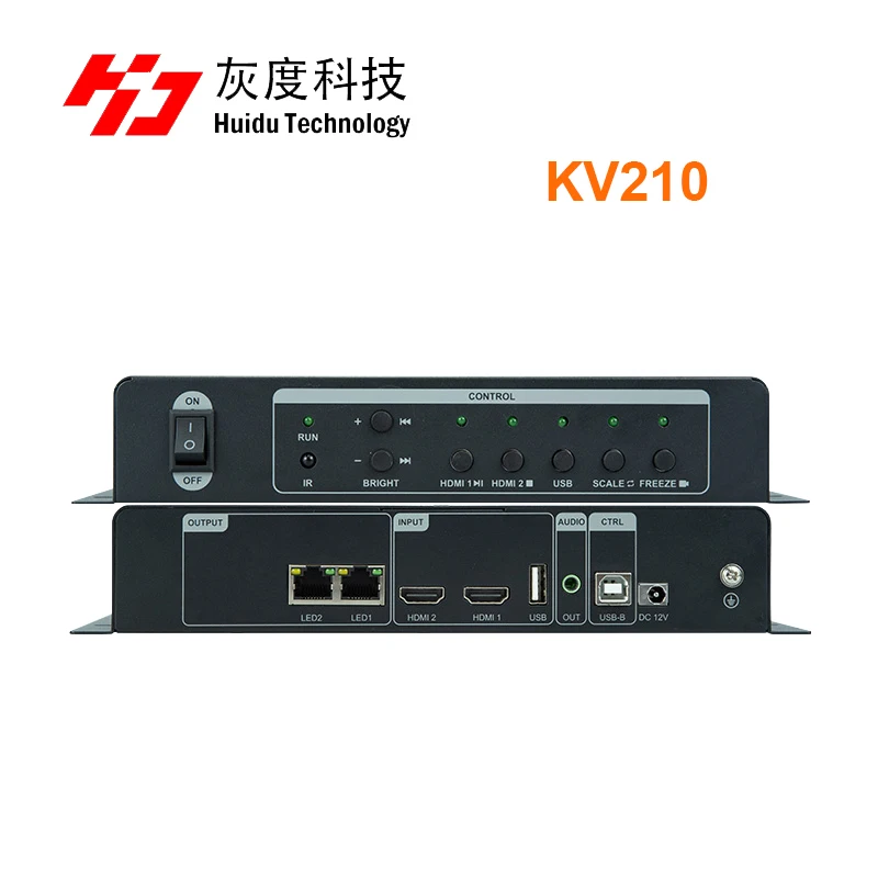 All in One LED Controller Huidu KV Series KV210 Support Optional Infrared Remote Control